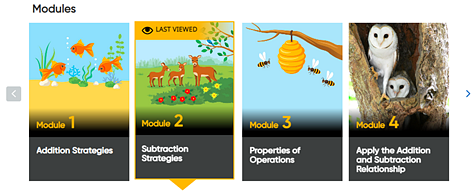 Modules/Units widget