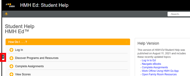 TOC panel closed, arrow links highlighted